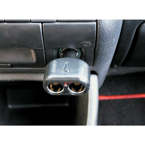 Priza dubla bricheta SP-2 12/24V Lampa